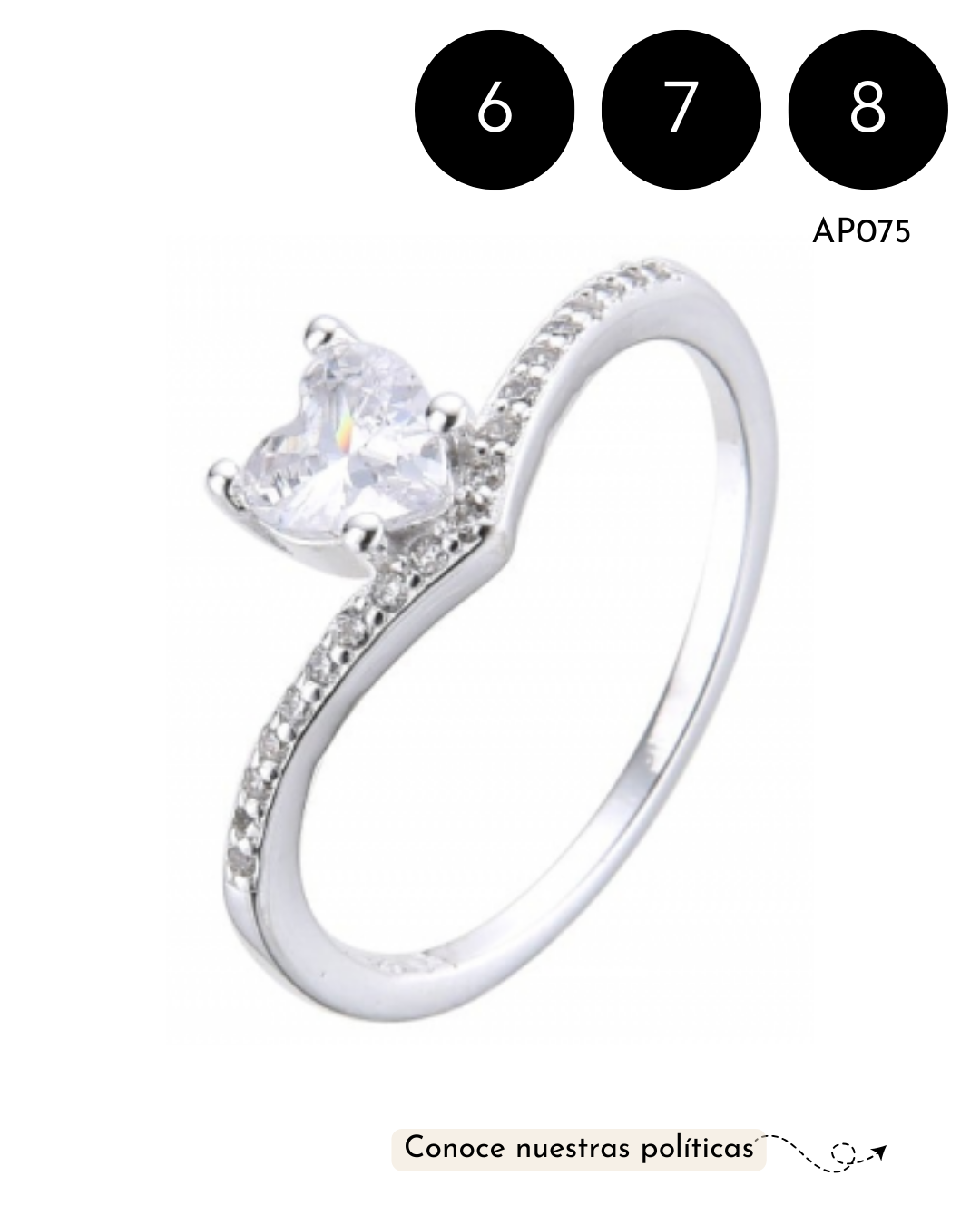 Anillo promesa 💍🤍