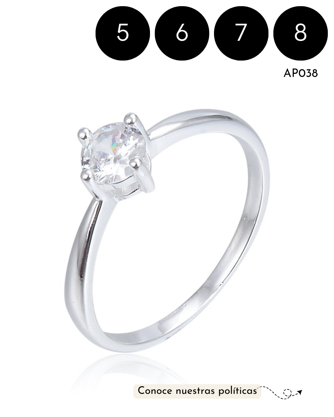 Anillo promesa Lily 💍🤍