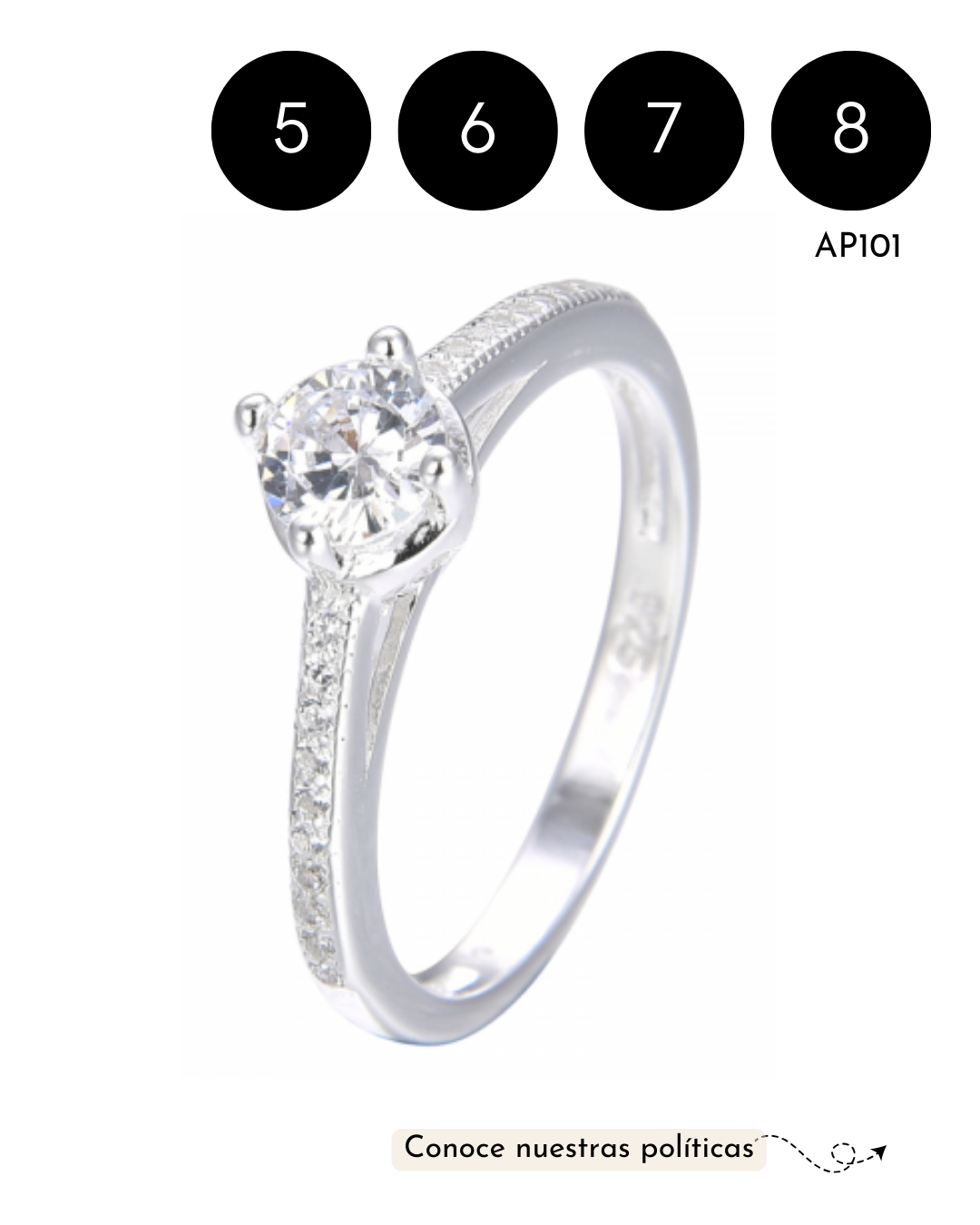 Anillo promesa 💍🤍