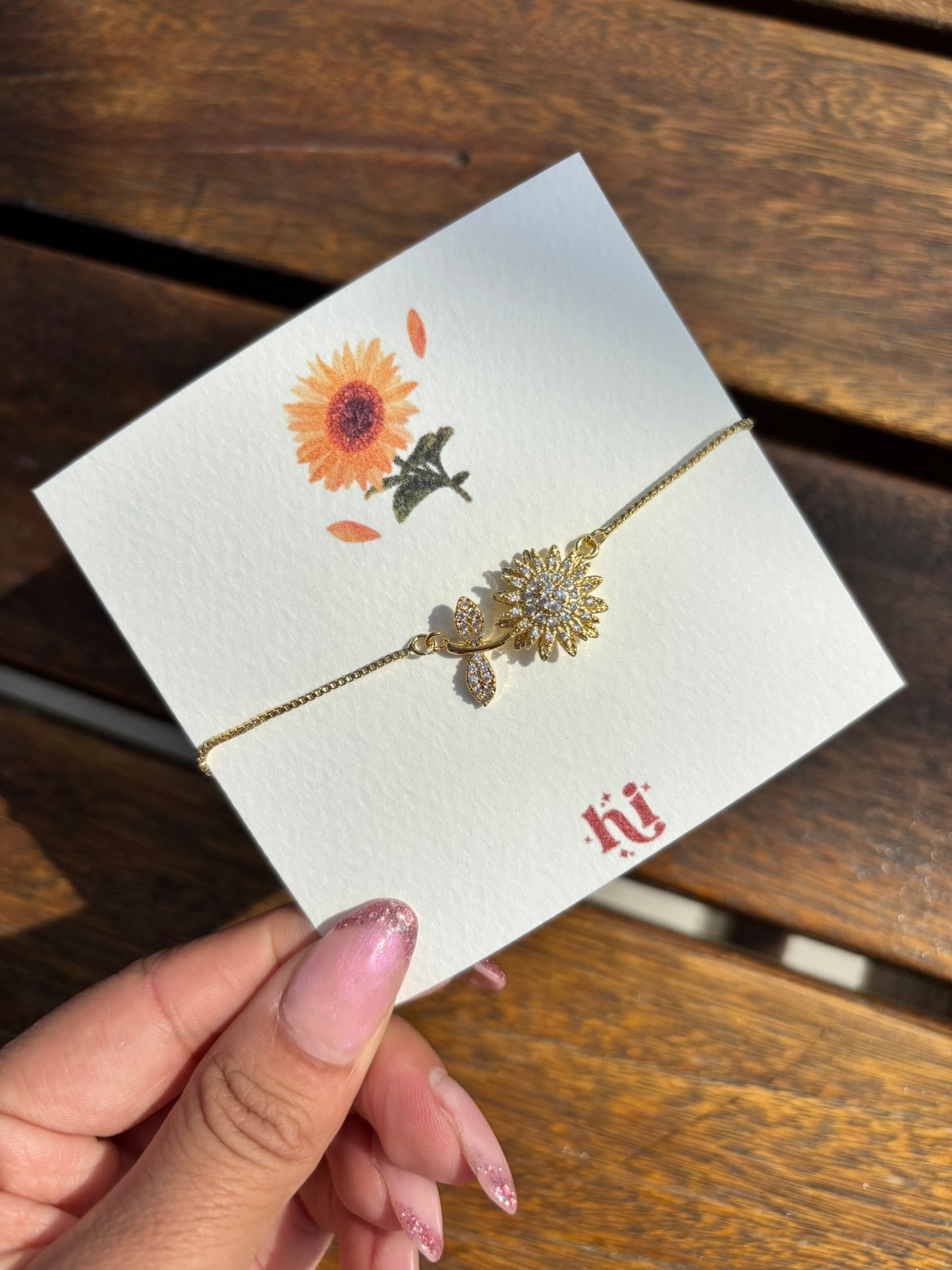 Cofre girasol eterno + pulsera 🌻