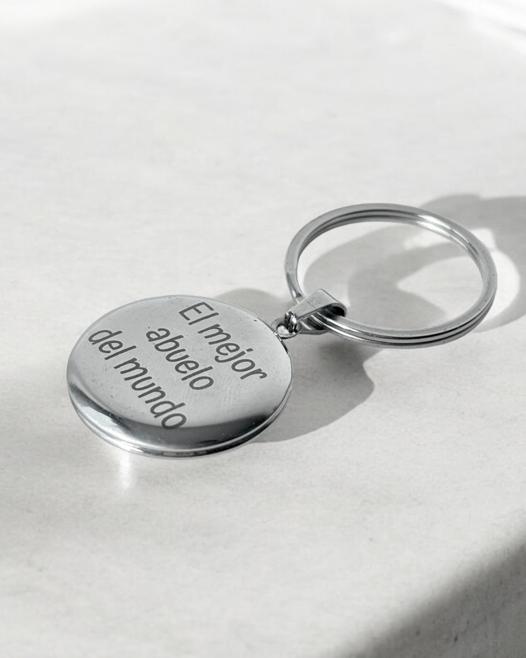 Llavero personalizado relicario circular
