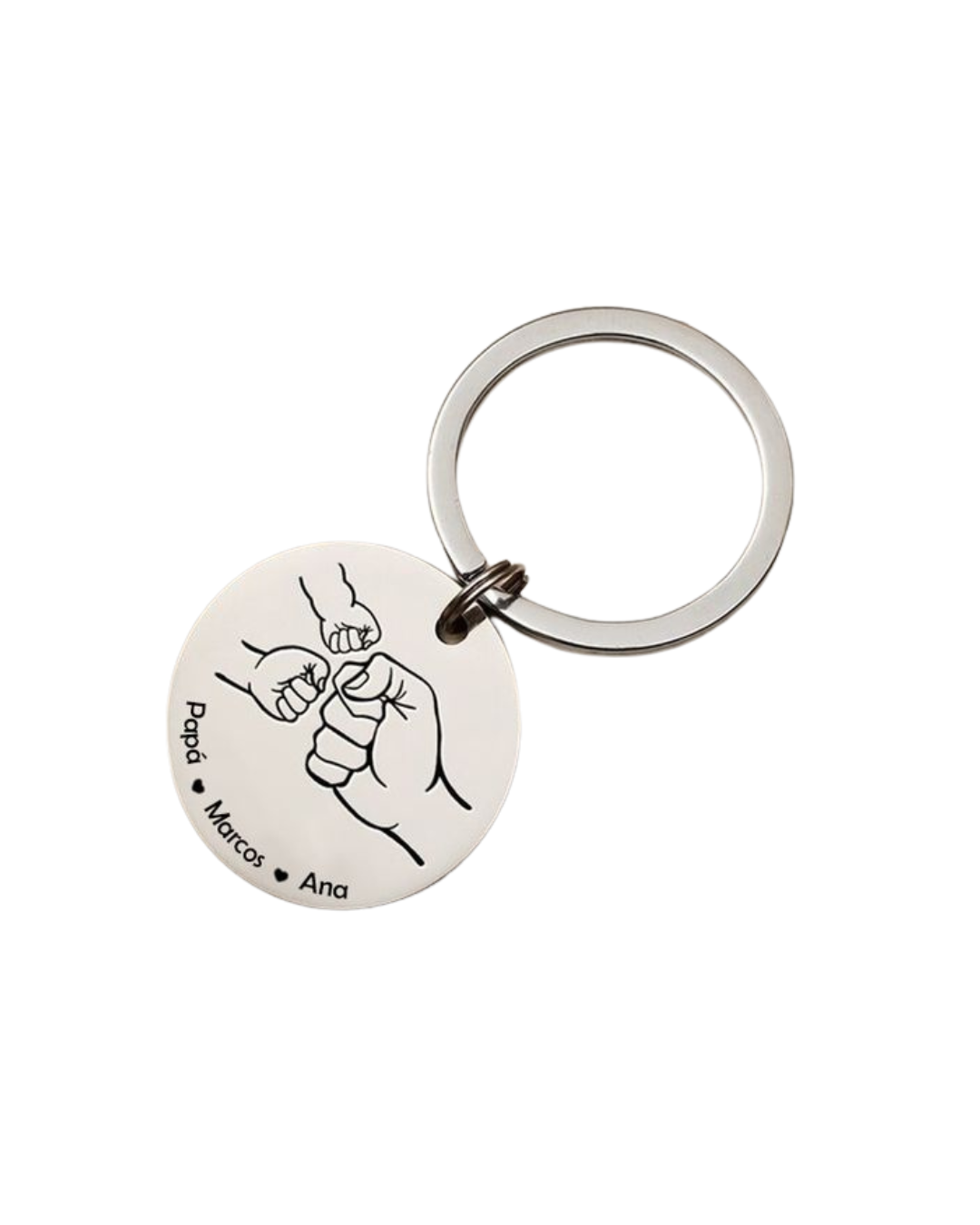 Llavero circular personalizado