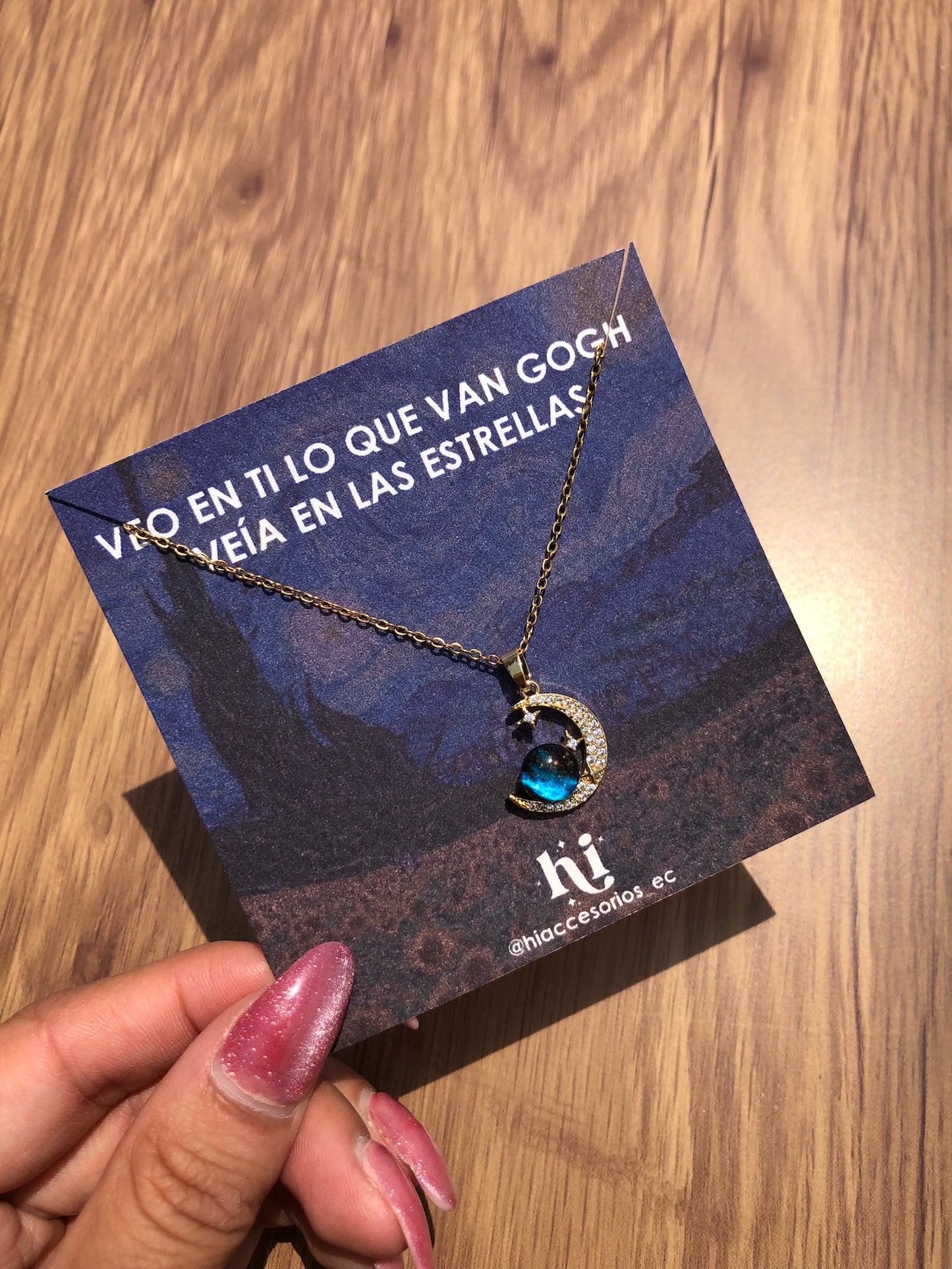 Cadena Luna Saturno 🪐