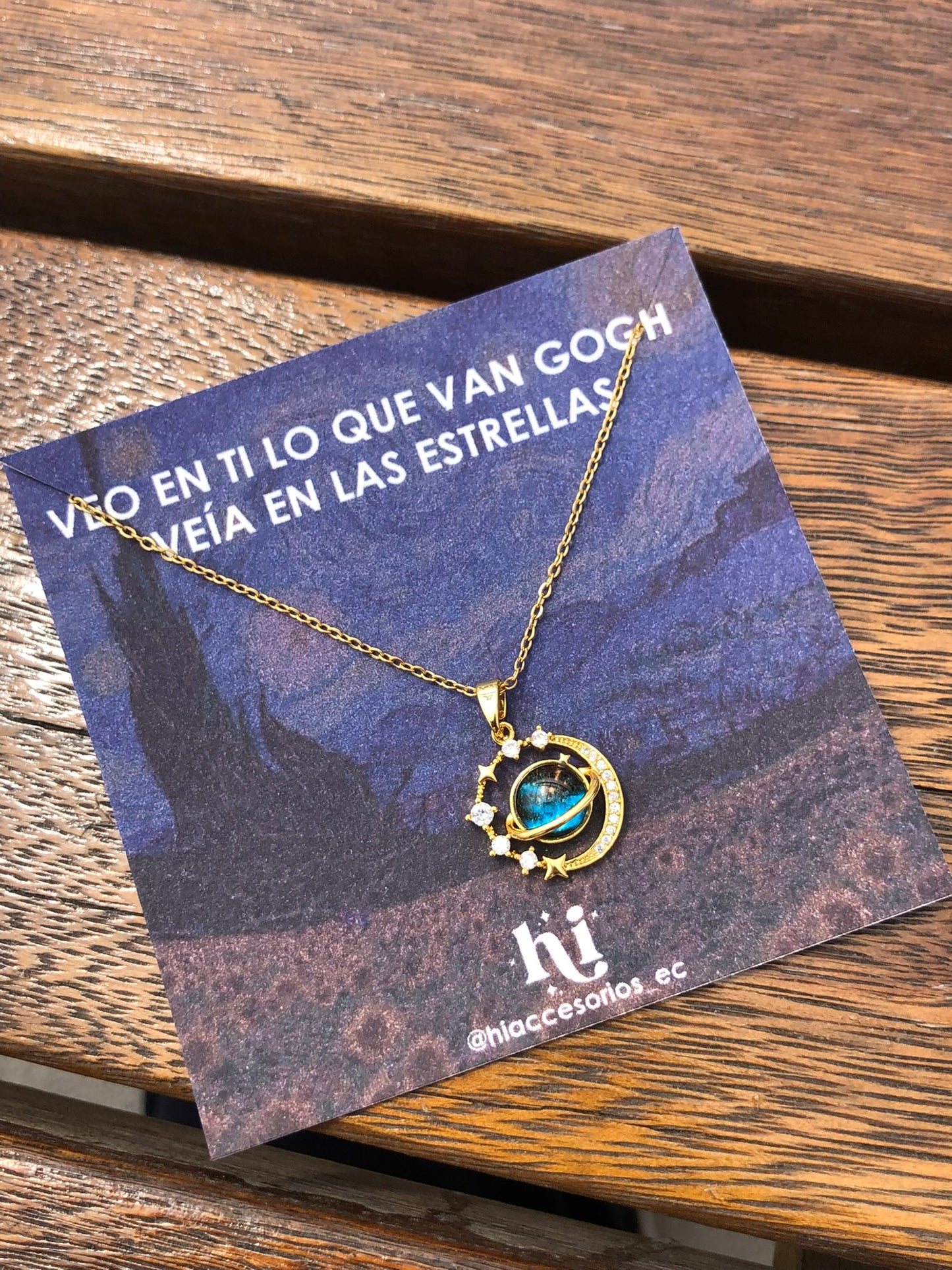 Cadena Luna Saturno 🪐