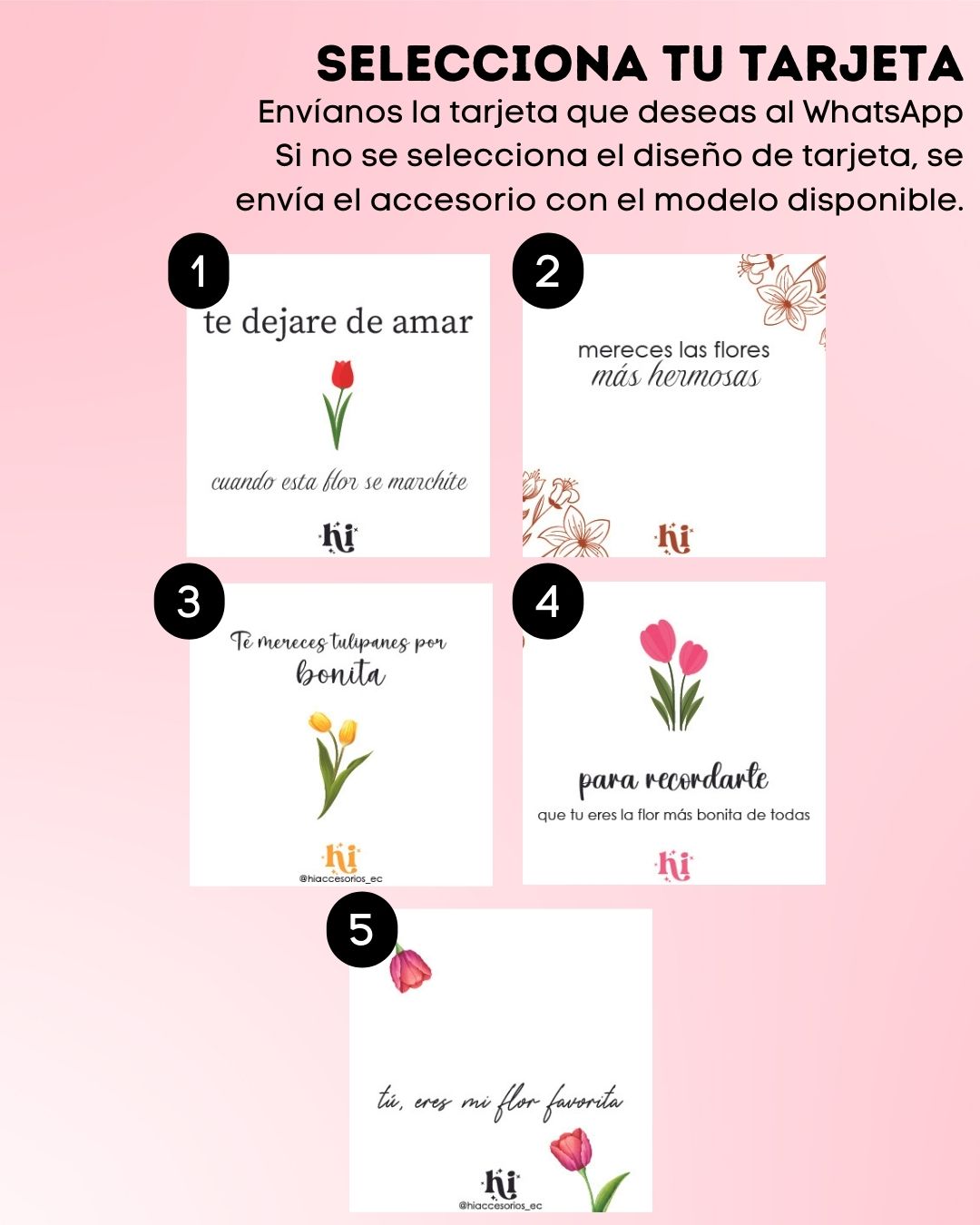 Cadena tulipán 🤍🌷