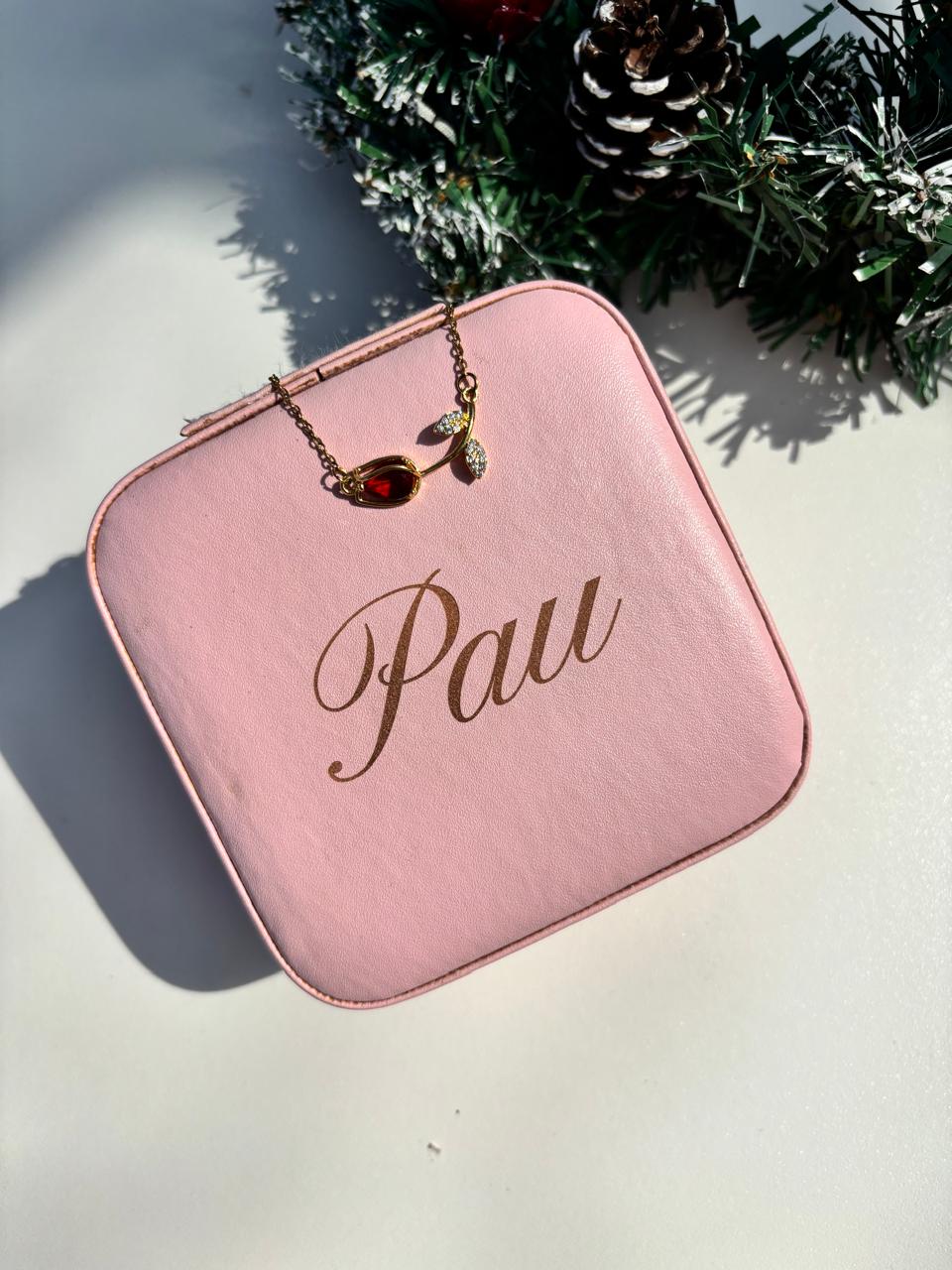 Box Joyero personalizado + Cadena Tulipán ✨