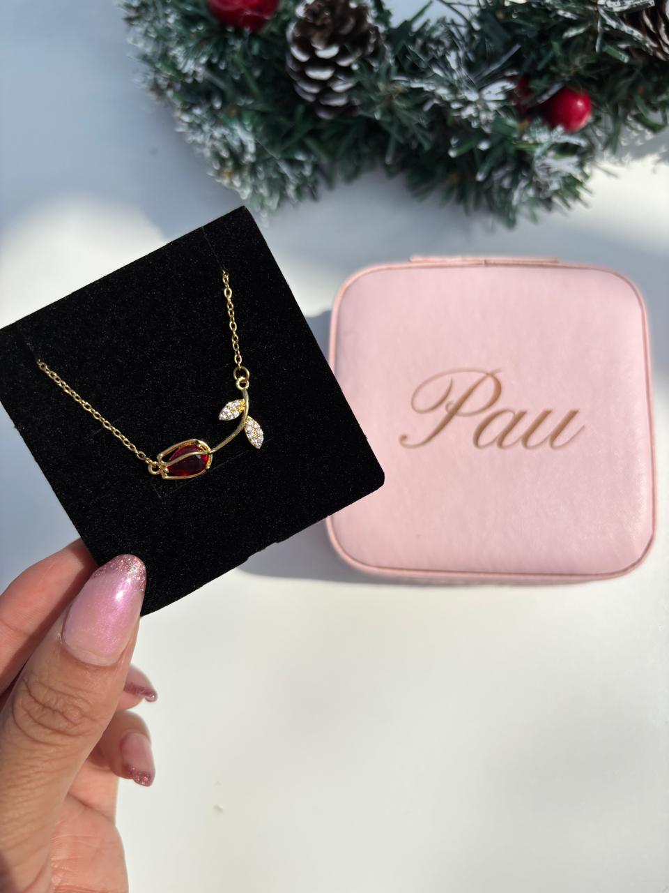 Box Joyero personalizado + Cadena Tulipán ✨