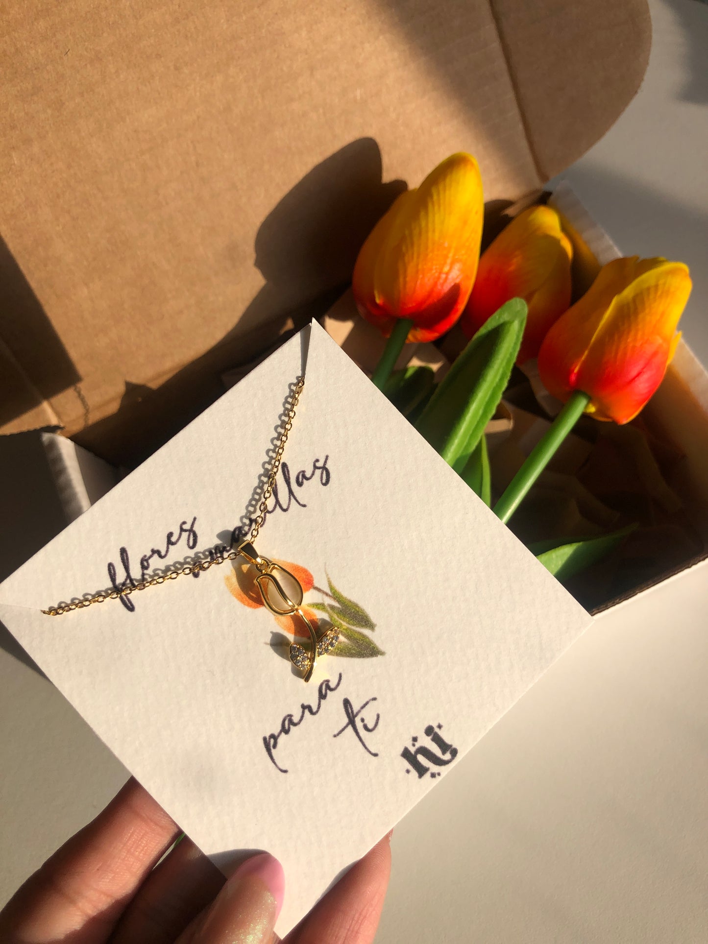 Box tulipán eterno 💐✨