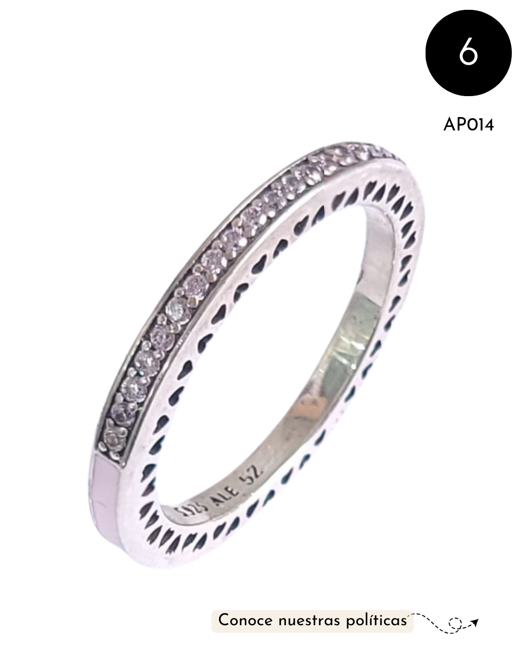 Anillo Pandora sin fin rosa 💍🤍| con caja GRATIS ✨