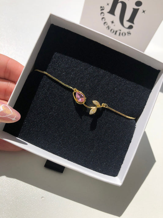 Pulsera tulipán 🌷💞| con caja GRATIS ✨