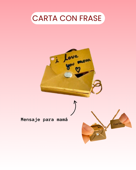 Cadena Personalizada Carta 💌✨