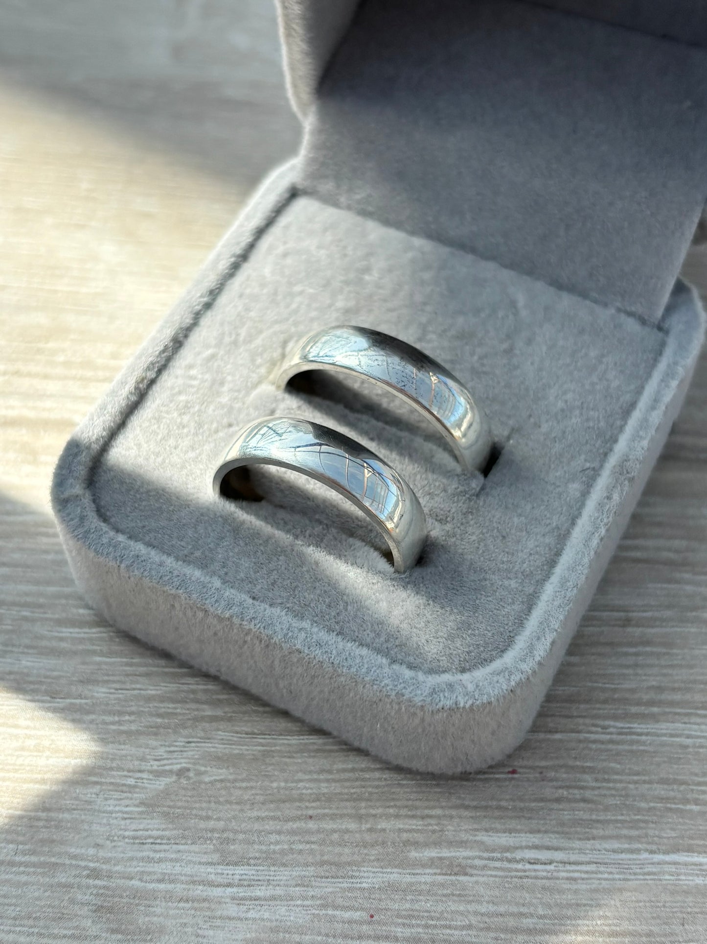 Dúo de Anillos de pareja de Plata 925💍💗