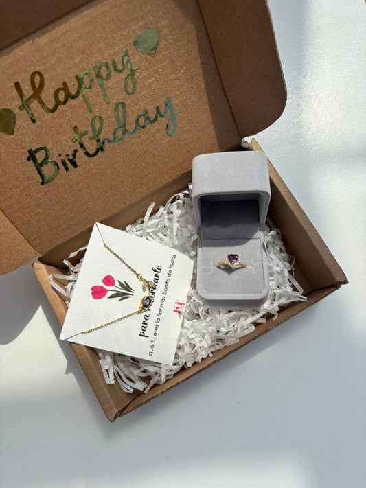 Box tulipán vinil decorativo 🌷💗