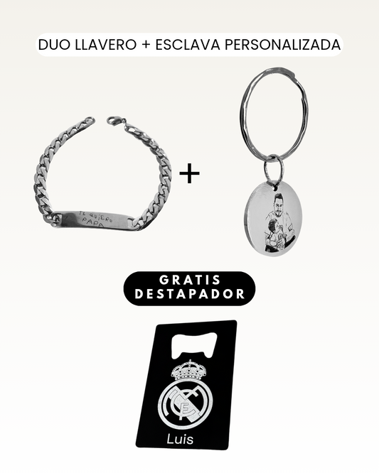 Kit llavero + esclava GRATIS DESTAPADOR